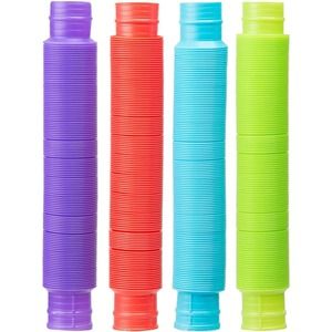 4Pack Colorful Slinky Brand Pop Toob Kids Spring Toy